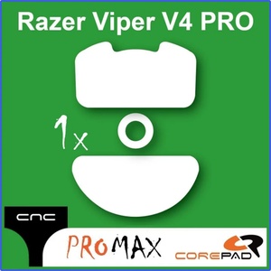 Corepad Skatez CNC milled PRO MAX M364 Крачета за мишка Razer Viper V4 Pro (CSPM364)