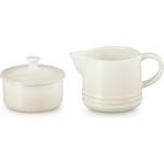 Le Creuset Комплект за сметана и захар, комплект от 2 бр. , MERINGUE, керамика с глазура, Le Creuset (LECR89331007160003)