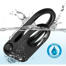 Armony - Twins Double Vibrator Ring For Couples Black