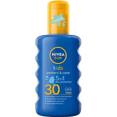 Sun Kids Protect & Care Sun Spray 5 in 1 слънцезащитен спрей за лице и тяло spf 30 за деца 200 мл