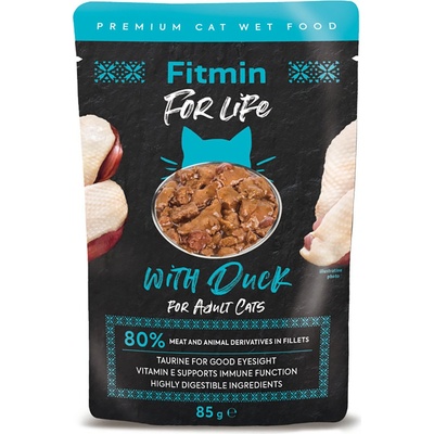 Fitmin For Life Cat Adult Duck 28 x 85 g