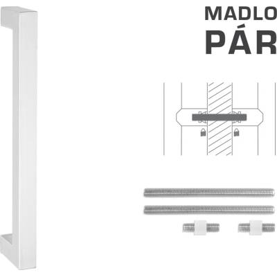 MPkovania FT - MADLO kód K02K 25x25 mm UN pár Rozteč madla: 1200 mm, Rozmer profilu madla: 25x25 mm, Dĺžka: 1225 mm