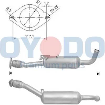 Oyodo Filtr pevných částic OYD 20N0033-OYO