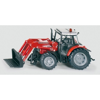 Siku Farmer Traktor Massey Ferguson s čelním vidlicovým nakladačem 1:32