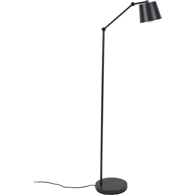 White Label Living Черна подова лампа с метален абажур (височина 135 cm) Hajo - White Label (5100103)
