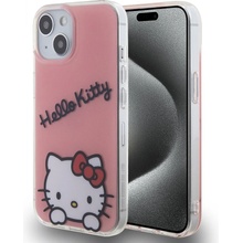 Hello Kitty IML Daydreaming Logo iPhone 15, ružové