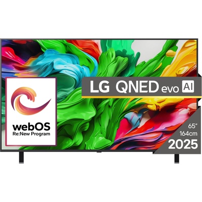 65QNED85A3C, 65" 4K QNED HDR Smart TV, 3840x2160, 120Hz Native (VRR 144Hz), DVB-T2/C/S2, Alpha 8 AI, HDR 10 PRO, webOS 25 ThinQ, 4K Upscaling, WiFi 6, Dolby Vision, FreeSync, Google Cast, Blue (65QNED85A3C)