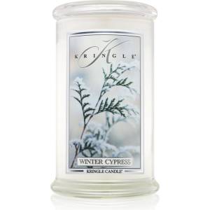 Kringle Candle Winter Cypress ароматна свещ 624 гр