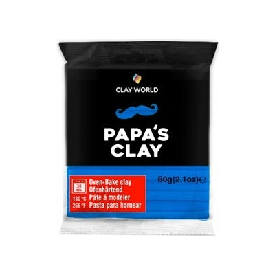 Papa’s clay Polymerová hmota 60 g oceánská modrá