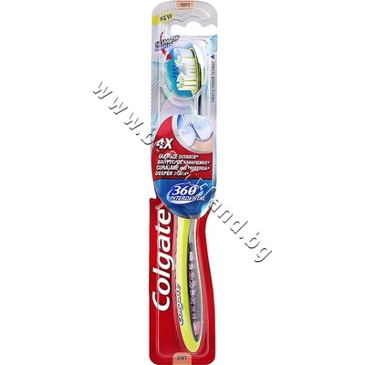 Colgate Четка за зъби Colgate 360º Interdental, p/n CO-9864990 - Четка за зъби с по-тънки косъмчета (CO-9864990)
