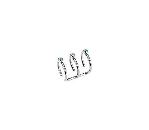 Piercing ucha 06-AQUA