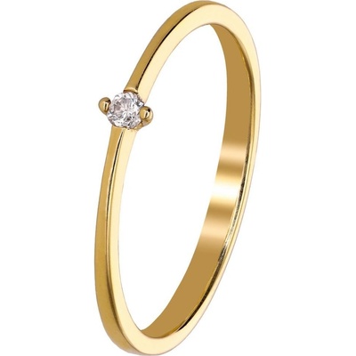 Zlaton Prsten žluté zlato s diamantem 000380202230