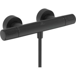 Ideal Standard Ceratherm T25N - Термостатен смесител за душ, копринено черен A8600XG (A8600XG)