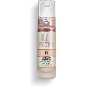 Makeup Revolution IRL Filter Longwear Foundation F2 Фон дьо тен флуид 23ml
