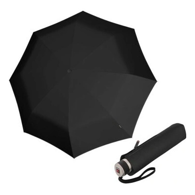 Knirps Chrome Matt Manual elegantní skládací deštník black