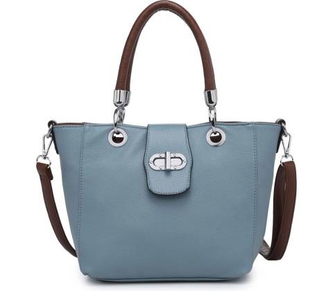Borse Milano Mini Tote modrá