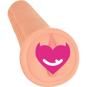 Mistress Emily Dual Density BioSkin Vibrating Pussy Pubic Bone Stroker Vanilla