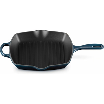 Le Creuset Grilovací pánev SIGNATURE 26 cm, NUIT, litina