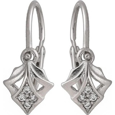 Zlaton náušnice bílé zlato 000113006227