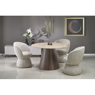 Halmar Kulatý PIREUS 120 travertin ořech