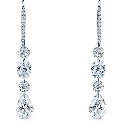 SAVICKI Обеци Eterniàle, сребро, цирконии