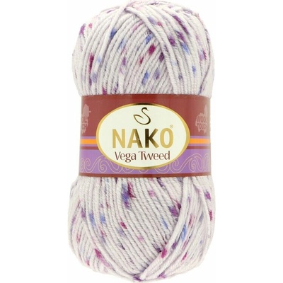 Nako Vega Tweed 32180 svetlofialová s fialovou a modrou