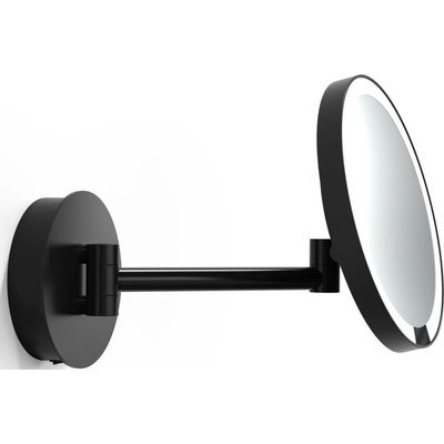 Decor Walther Увеличително козметично огледалце x5 Just Look Plus стенно черен мат (0125860)