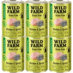 WILD FARM Premium Grain Free Chicken and Sprats 6x400g - беззърнена храна за котки