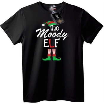 NOONEBRAND Тениска Капризно Джудже - 2XL, Black