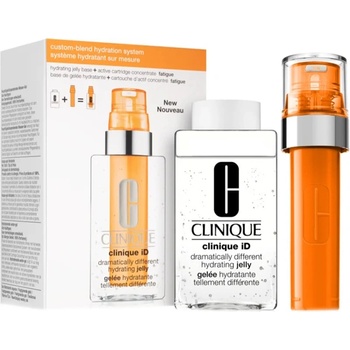 Clinique iD Dramatically Different Hydrating Jelly + Active Cartridge Concentrate for Fatigue комплект с гел за лице за уморена кожа 115 мл за жени 1 бр