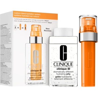 Clinique iD Dramatically Different Hydrating Jelly + Active Cartridge Concentrate for Fatigue комплект с гел за лице за уморена кожа 115 мл за жени 1 бр