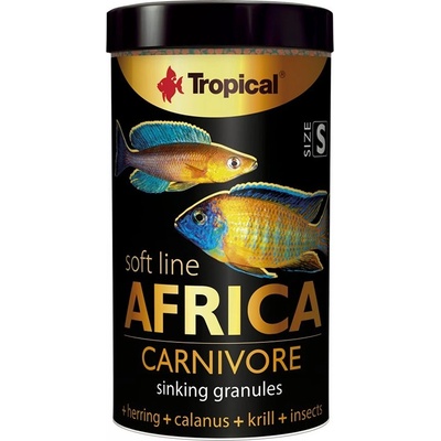 Tropical Soft Line AFRICA Carnivore - S, 250мл / 150г