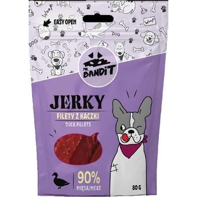 Maškrta Mr. Bandit jerky kačacie filé 80 g