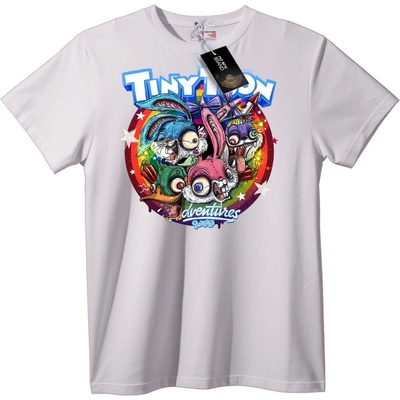 NOONEBRAND Тениска Tiny Toon Приключения - 2XL, White