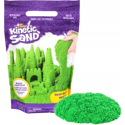 Spin Master Kinetic Sand písek zelená 6061463 0,9 kg – Sleviste.cz