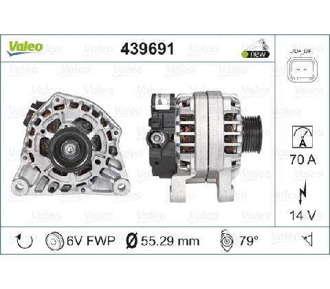 Alternátor VALEO 439691