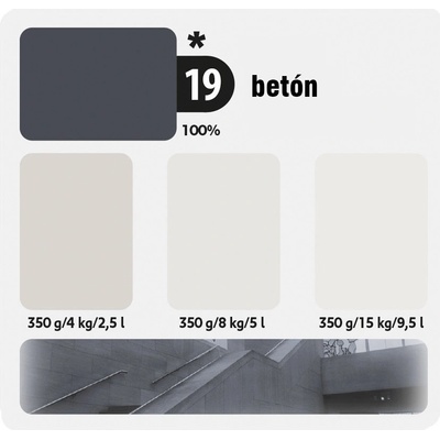 KITTFORT COLORLINE 0,35 kg Betón