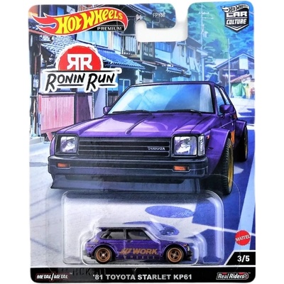 Mattel Hot Wheels Premium Ronin Run '81 Toyota Starlet KP61