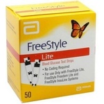 ABBOT Тест Ленти за Кръвна захар , Abbott FreeStyle Lite 50 Blood Glucose test strips
