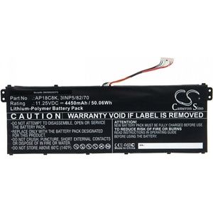 VHBW Батерия за Acer Swift 3 SF314 / Aspire 5, AP18C8K, 4450 mAh (888202372)
