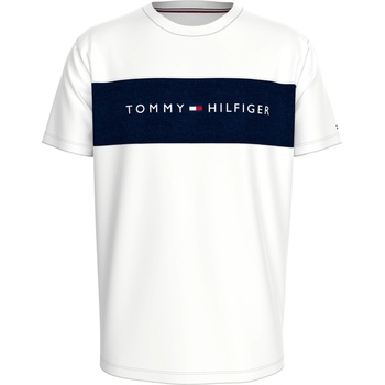 Image 1 of Tommy Hilfiger Тениска Tommy Hilfiger Cotton Panel T-Shirt - White/Navy