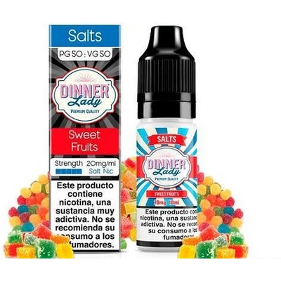 Dinner Lady Sweet Fruits 10ml 20mg