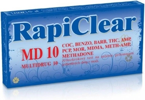 RapiClear MD 10 IVD test drogový