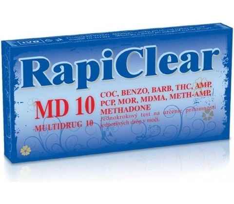 RapiClear MD 10 IVD test drogový