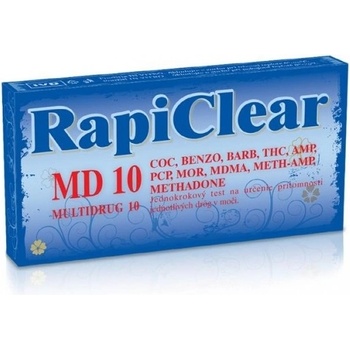 RapiClear MD 10 IVD test drogový