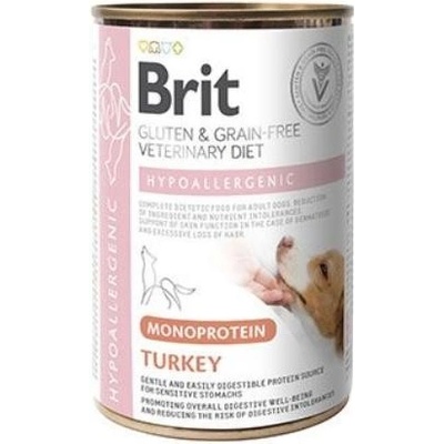 Brit VD Dog GF Mono Protein Hypoallergenic Turkey 400 g