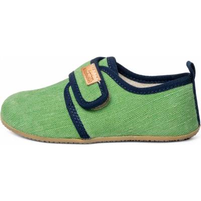 Living Kitzbühel Детски пантофи Living Kitzbühel Kid's Klettmodell Soccer Champ Slippers - Turtle Green - размер 30 (EU) (702-4193-0216)