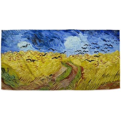 Sablio Uterák Pšeničné pole s vranami Vincent van Gogh 50 x 100 cm