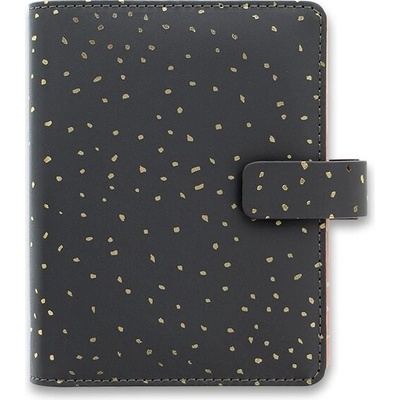 Filofax A7 týždenný 2026 Confetti Charcoal