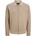 JACK & JONES Men's Stitch Knitted Full-Zip Fleece Fabric - Greige